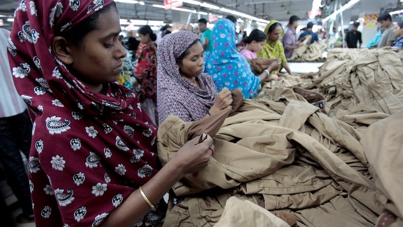 women in bangladesh factory
