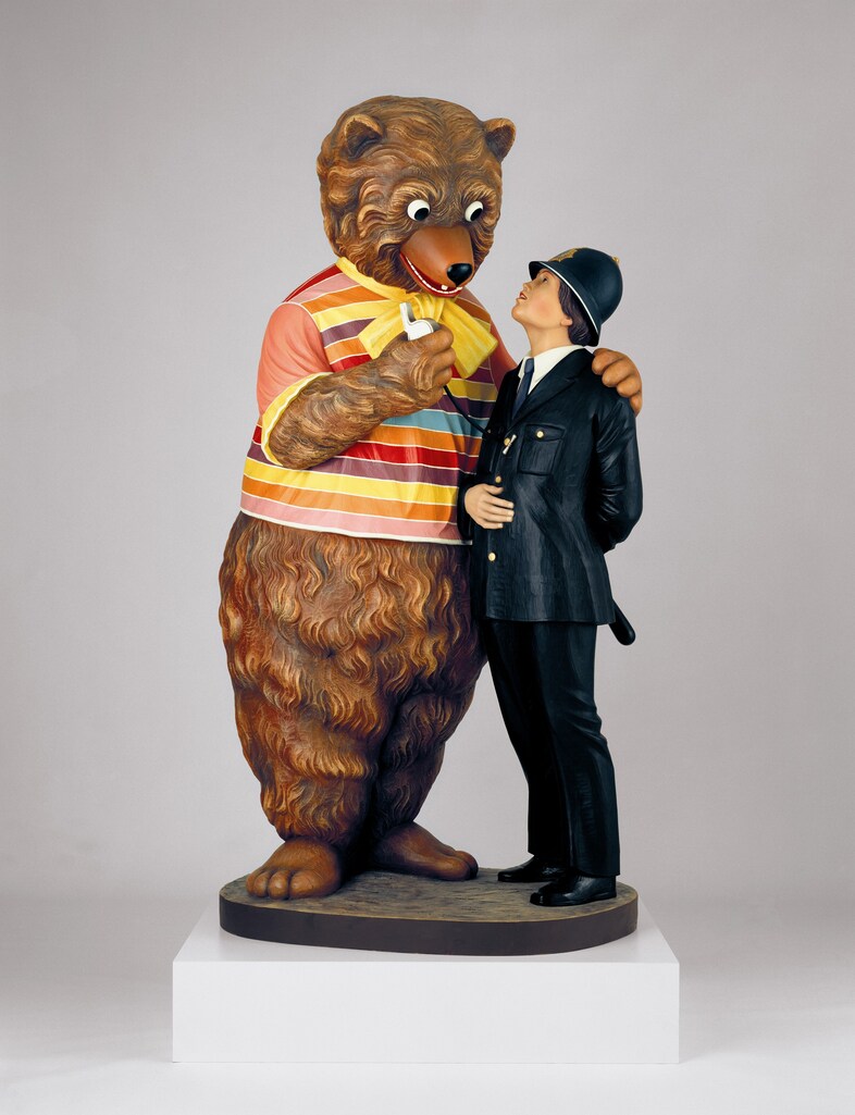 Koons_Bear and Policeman_from Koons Studio 15
