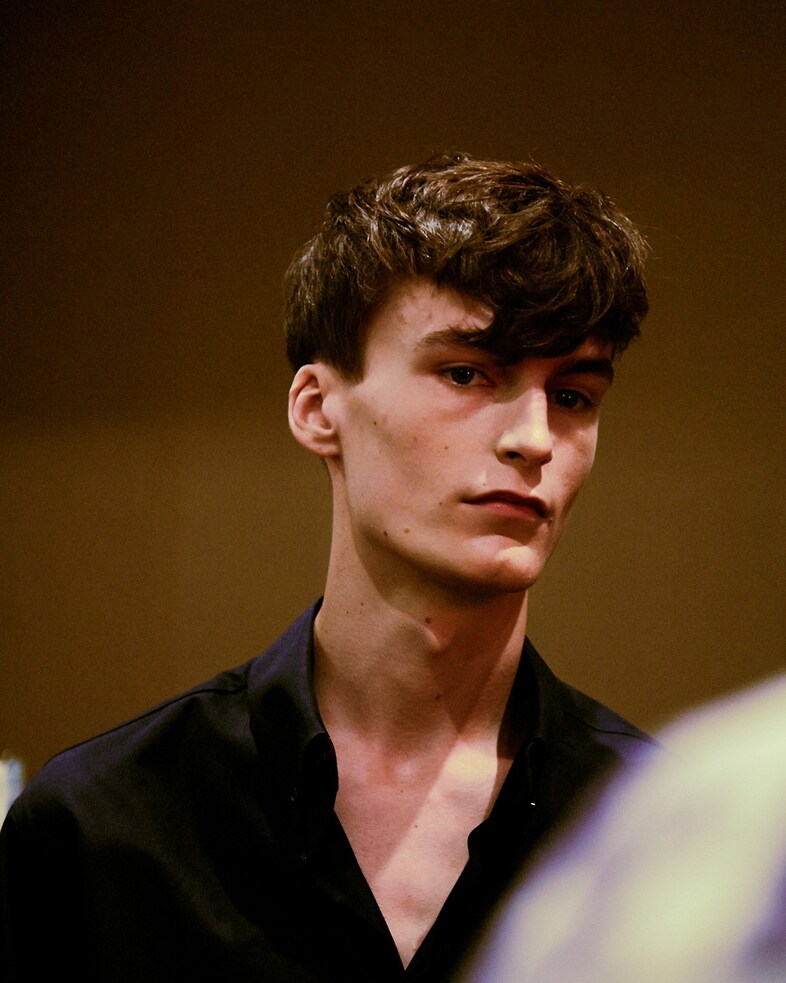 Iceberg SS15 Mens collections, Dazed backstage 8