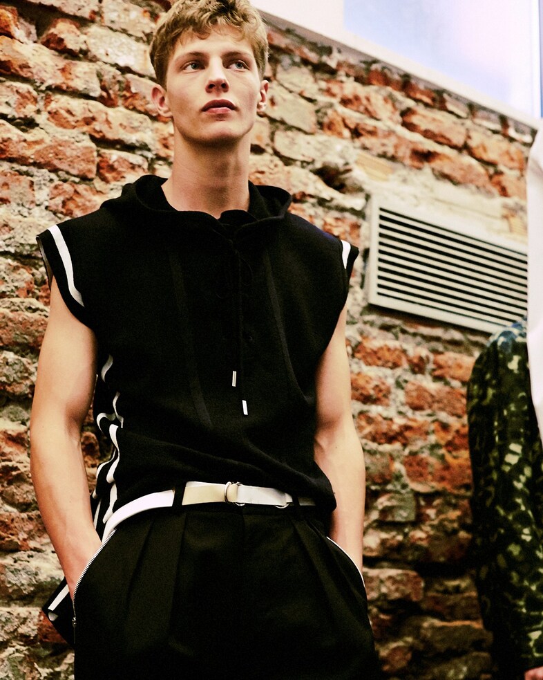 Iceberg SS15 Mens collections, Dazed backstage 10