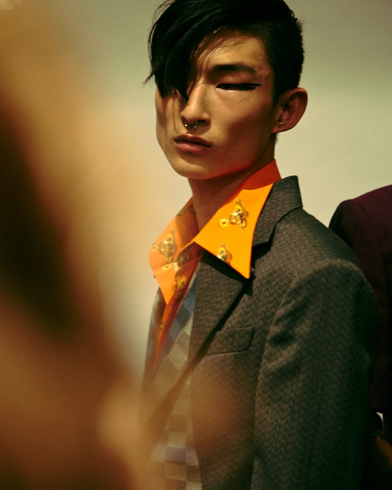 Vivienne Westwood Mens collections, Dazed backstage 4