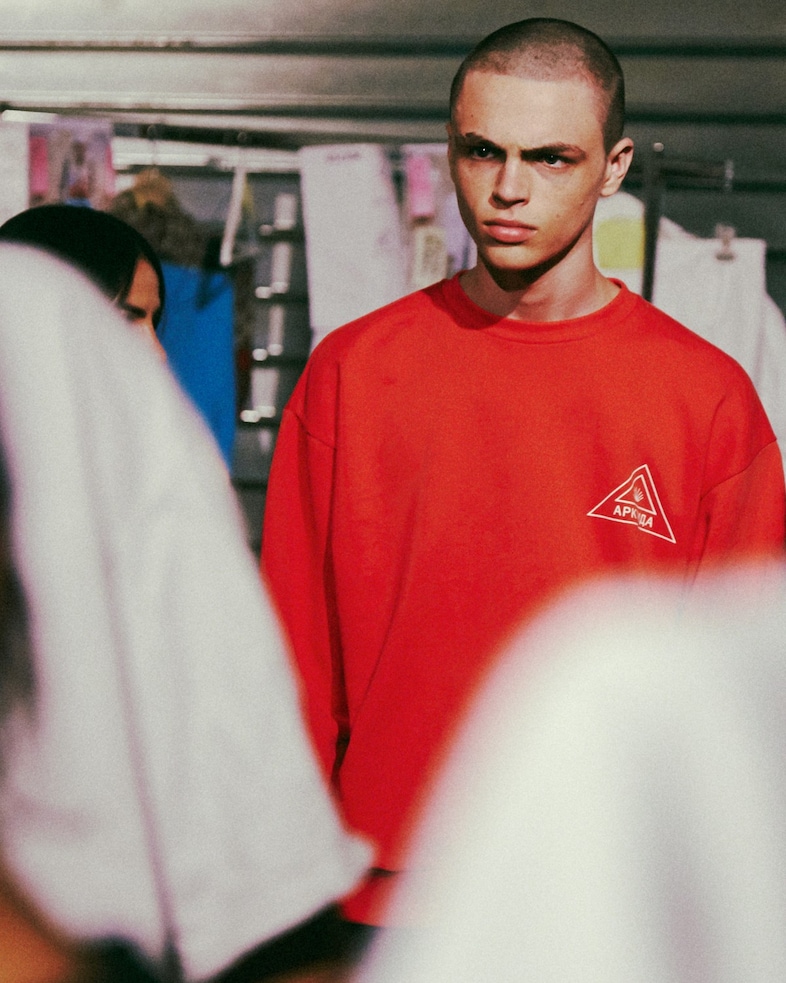 Gosha Rubchinskiy SS15 Mens collections, Dazed backstage 2