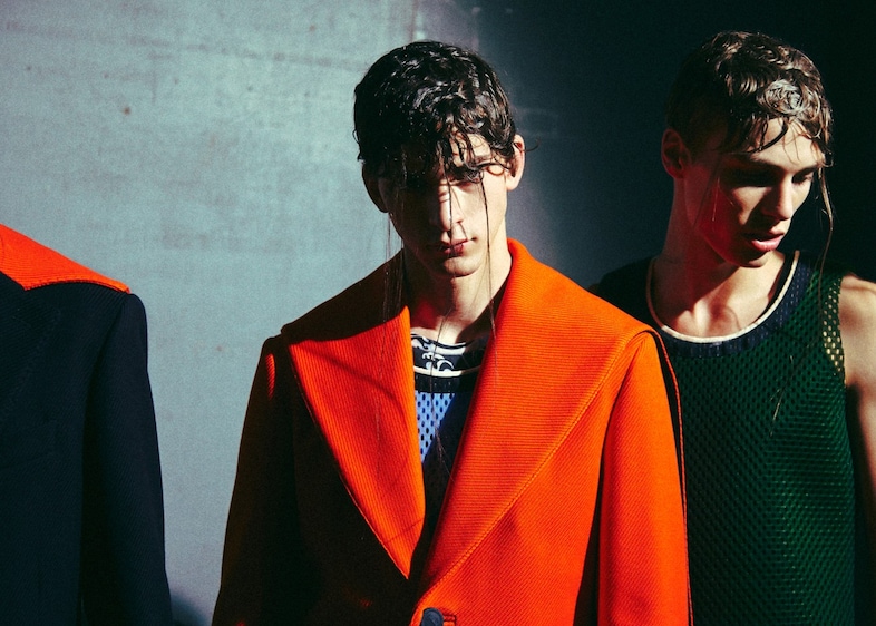 Raf Simons SS15 Mens collections, Dazed backstage 