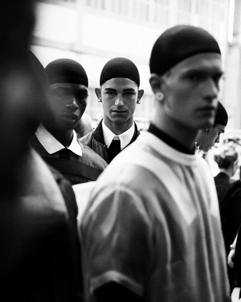 Givenchy SS15 Mens collections, Dazed backstage 22