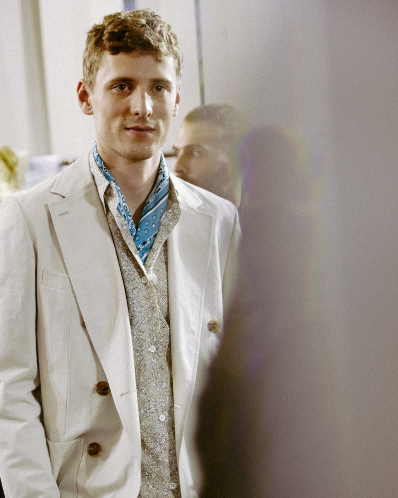 Herm&#232;s SS15 Mens collections, Dazed backstage 9