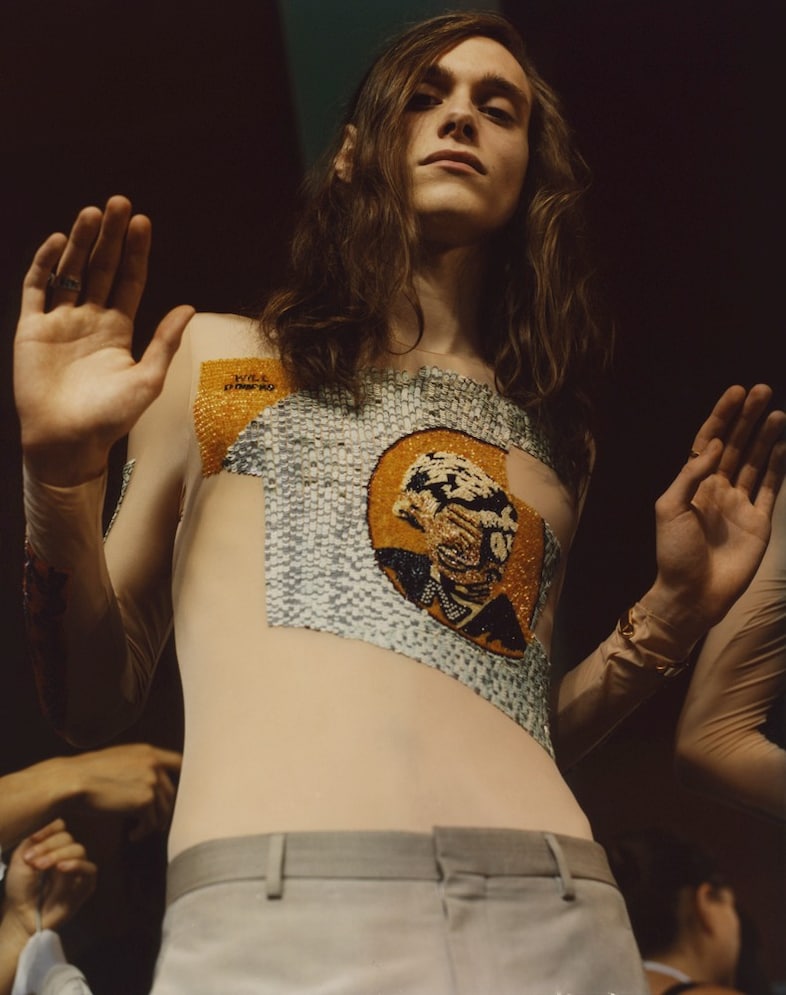 Maison Martin Margiela SS15, Dazed backstage 1