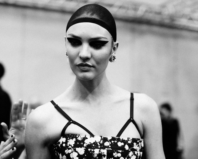 Backstage at Givenchy SS15, Dazed