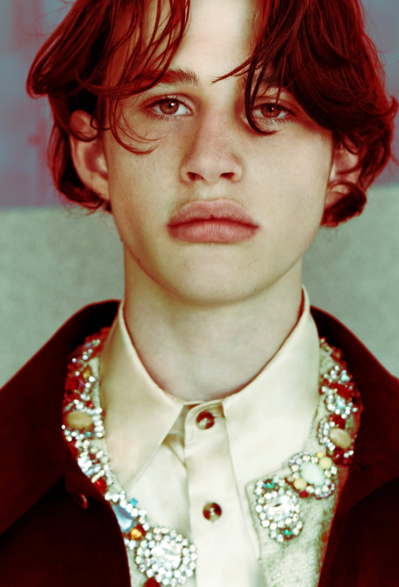 Liam Gardner (Select) wears Grace Wales Bonner, Dazed CSM