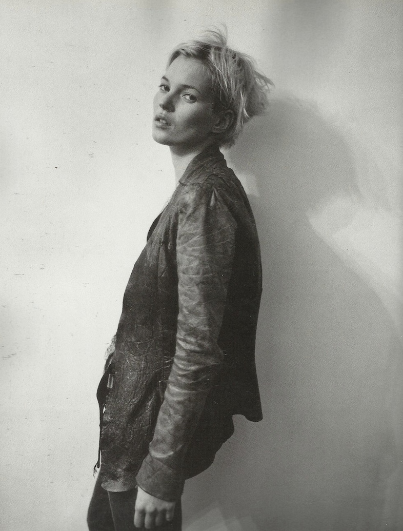 Dazed takeover, Kate Moss in Rick Owens by Corinne Day