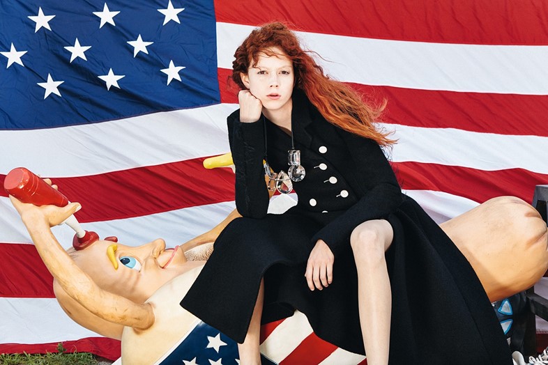 Natalie Westling wears C&#233;line AW14