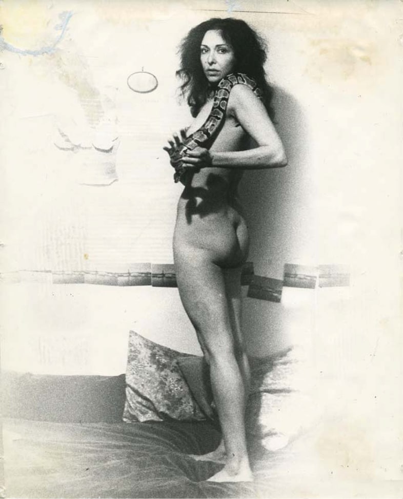 Carolee Schneemann, BOA Constrictor, 1970, vintage 9