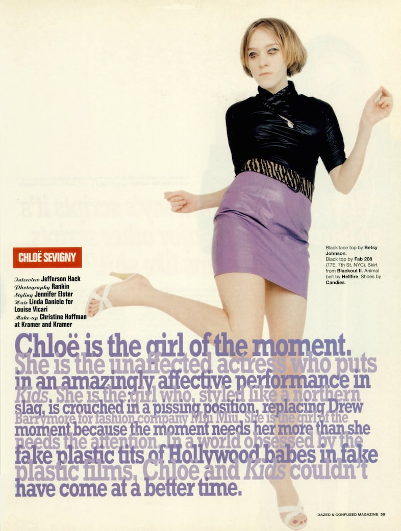 Who&#39;s that girl? Editorial, Dazed Chlo&#235; Sevigny 7