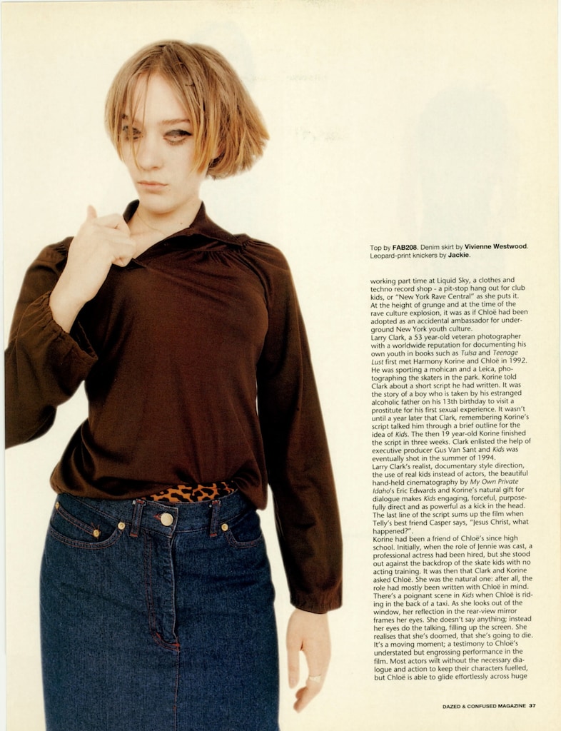 Who&#39;s that girl? Editorial, Dazed Chlo&#235; Sevigny 9