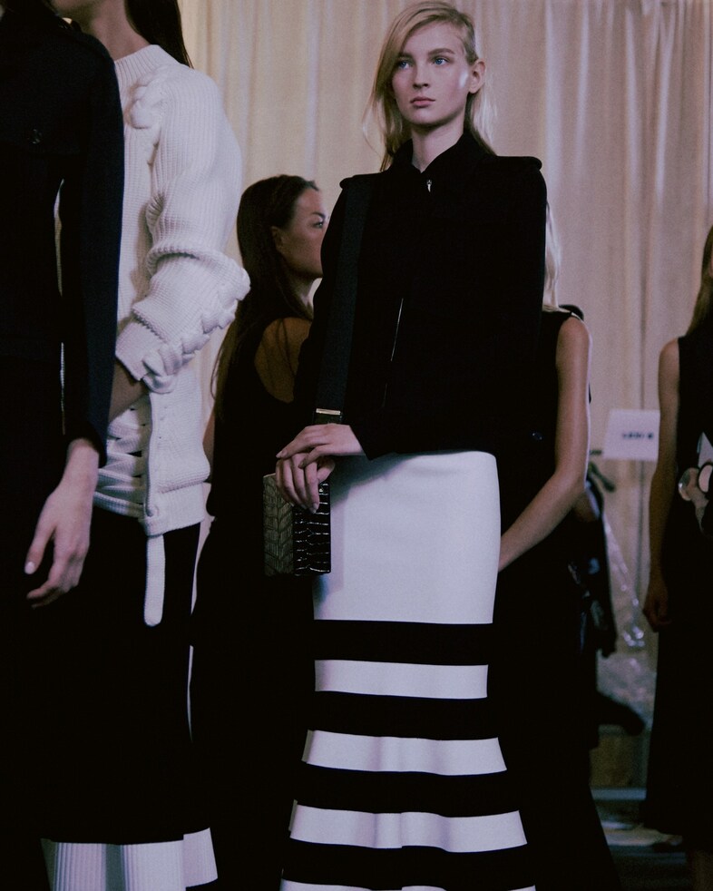 Backstage at Victoria Beckham SS15 13