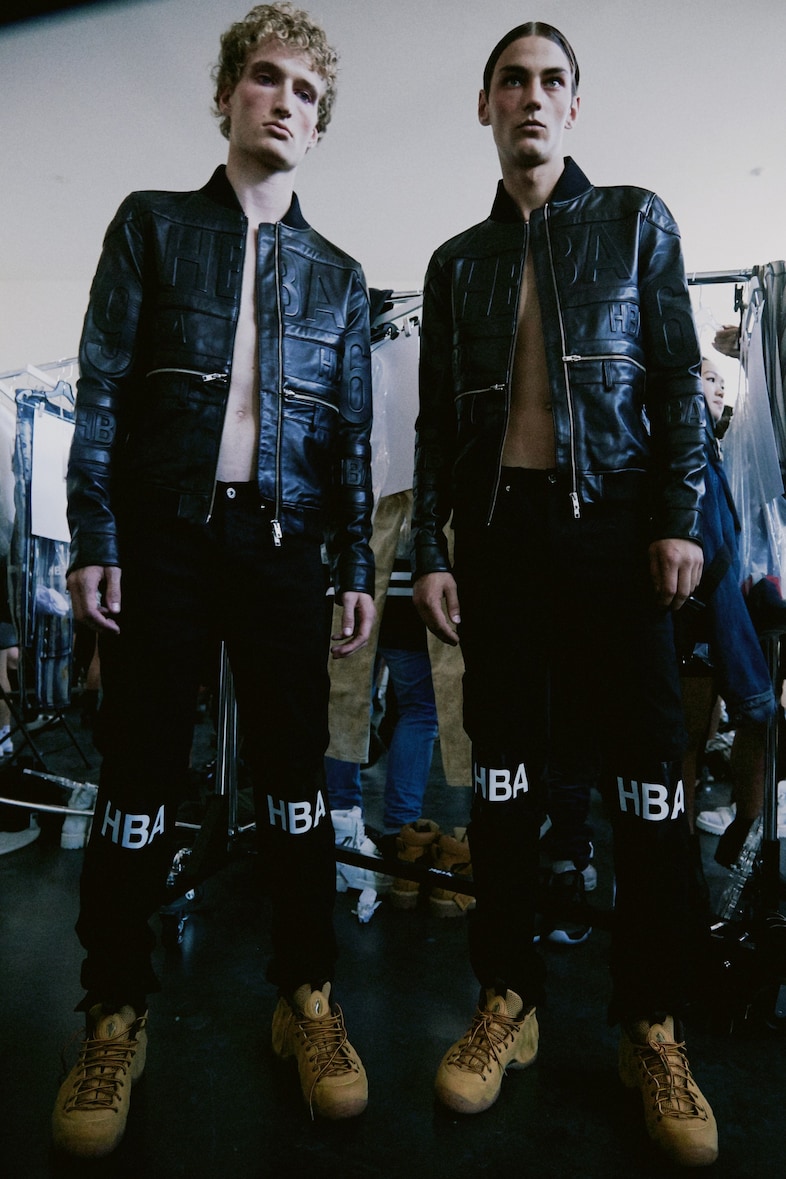 Backstage at Hood by Air SS15