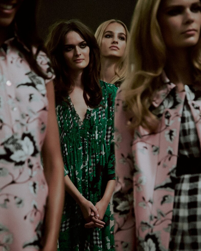 Backstage at Diane von Furstenberg SS15 1