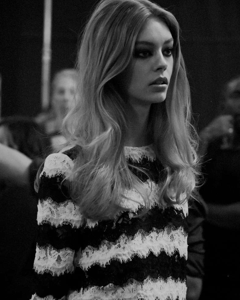Backstage at Diane von Furstenberg SS15 6
