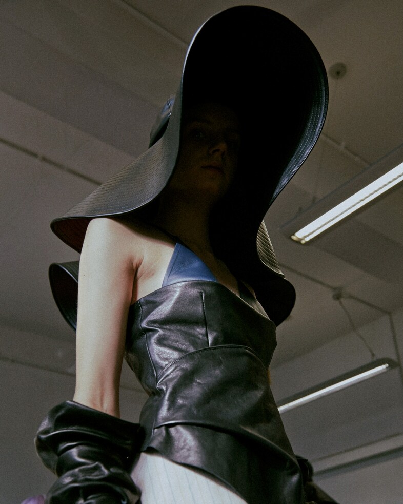 J.W.Anderson SS15 backstage Dazed Lea Colombo