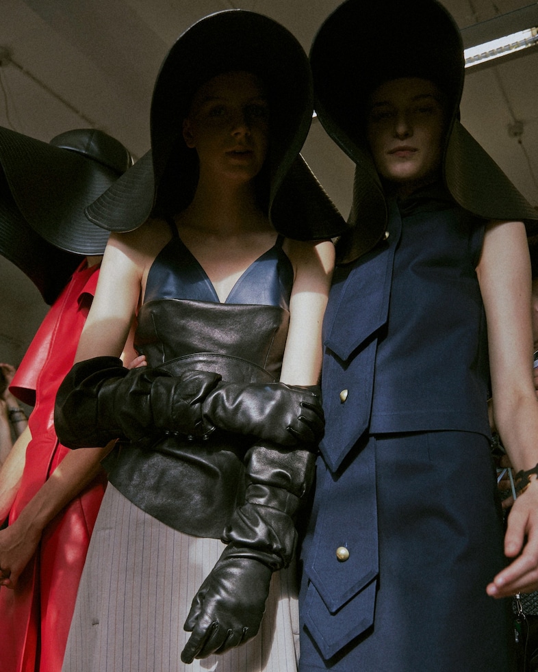 J.W.Anderson SS15 backstage Dazed Lea Colombo 5
