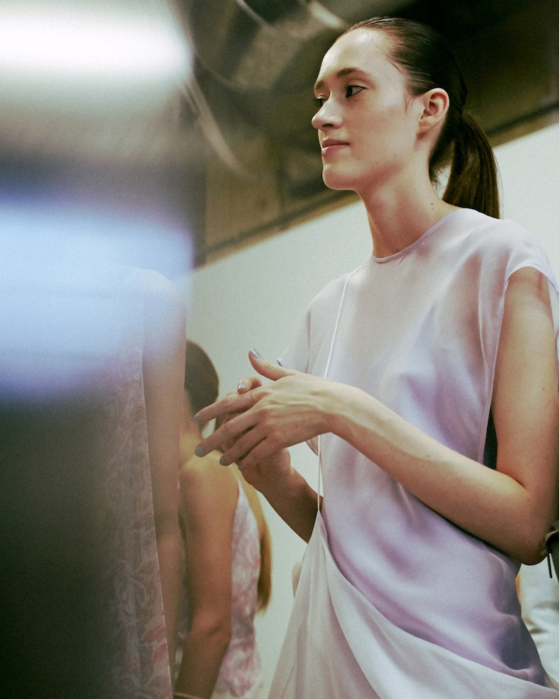 Richard Nicoll SS15 Dazed backstage Lea Colombo 14