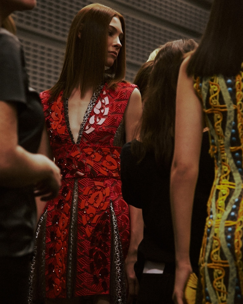 Backstage at Peter Pilotto SS15 4