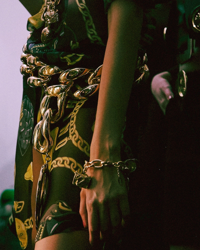 Moschino SS15, womenswear, Dazed backstage 28