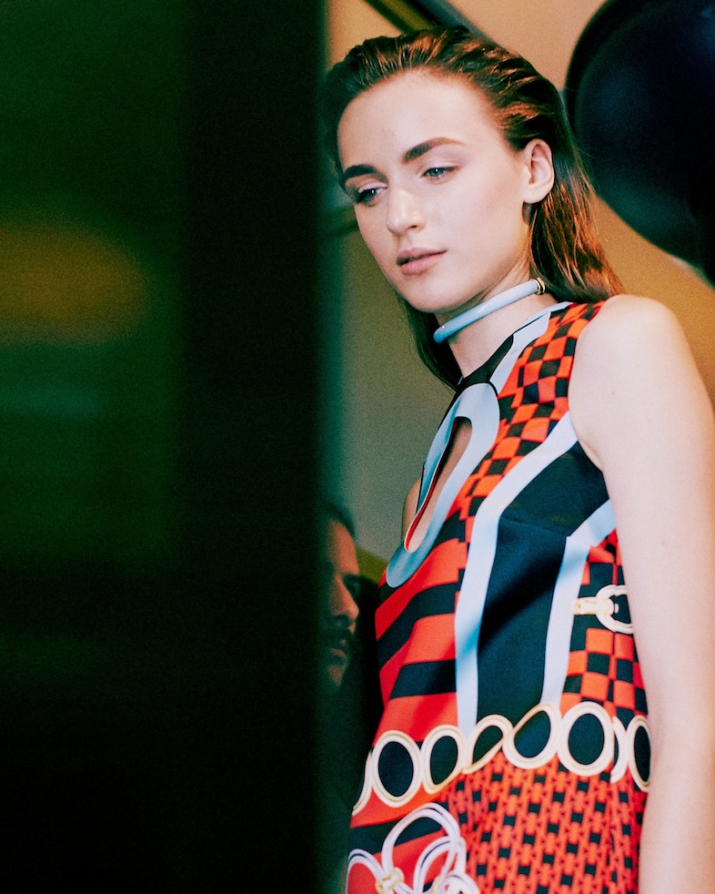 Dazed backstage Versace SS15 Lea Colombo 12
