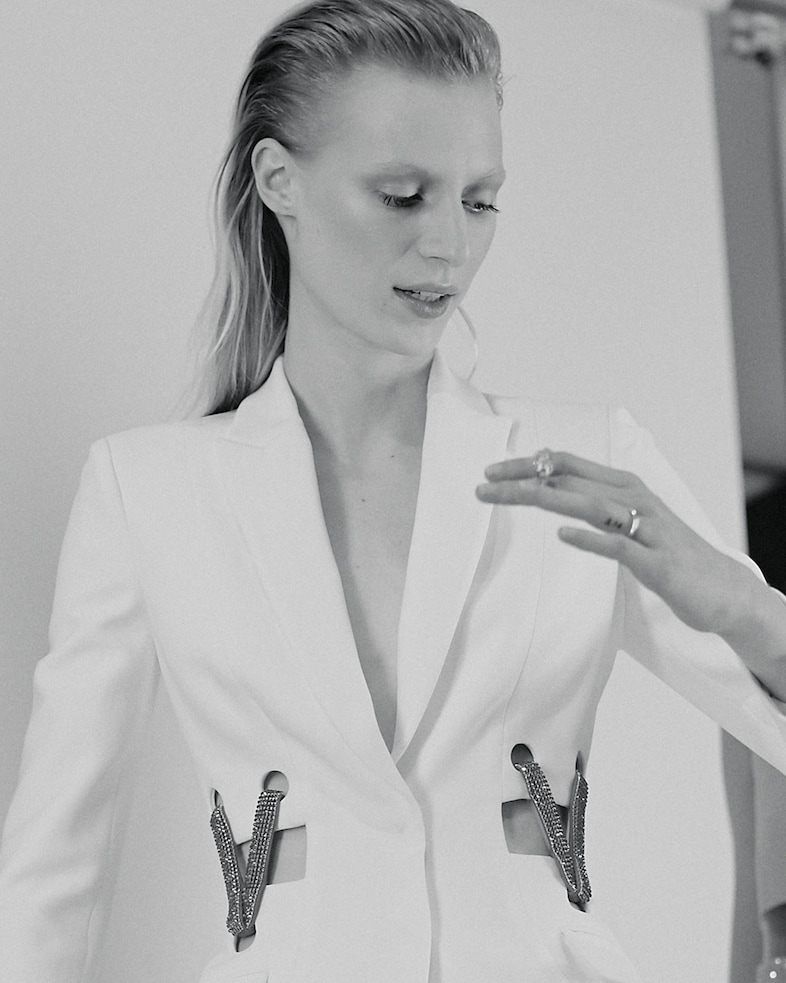 Dazed backstage Versace SS15 Lea Colombo 14