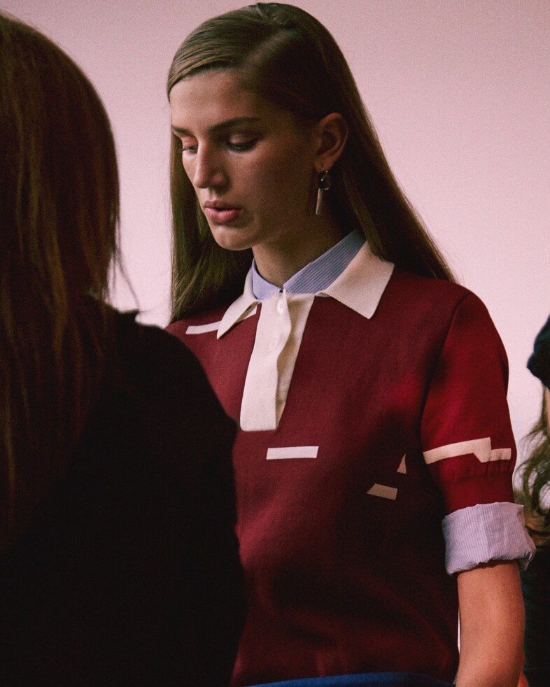 Backstage at Jil Sander SS15 14