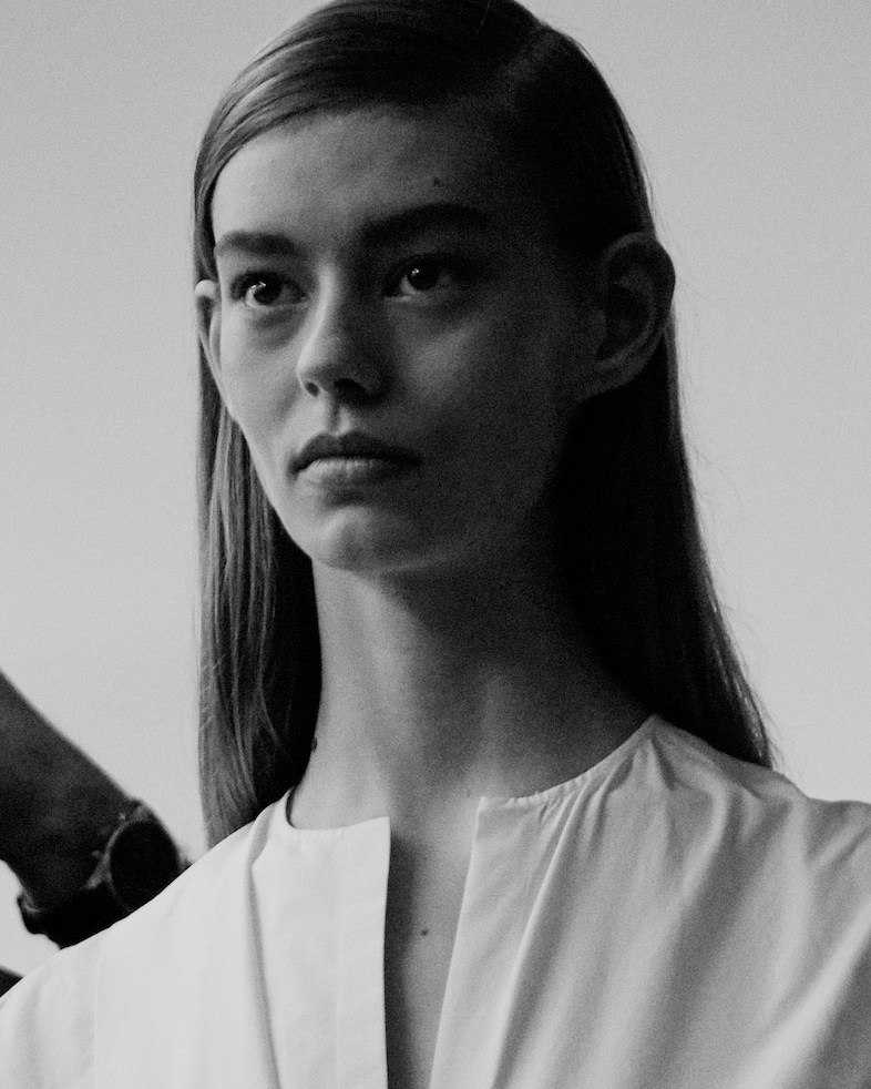 Backstage at Jil Sander SS15 15