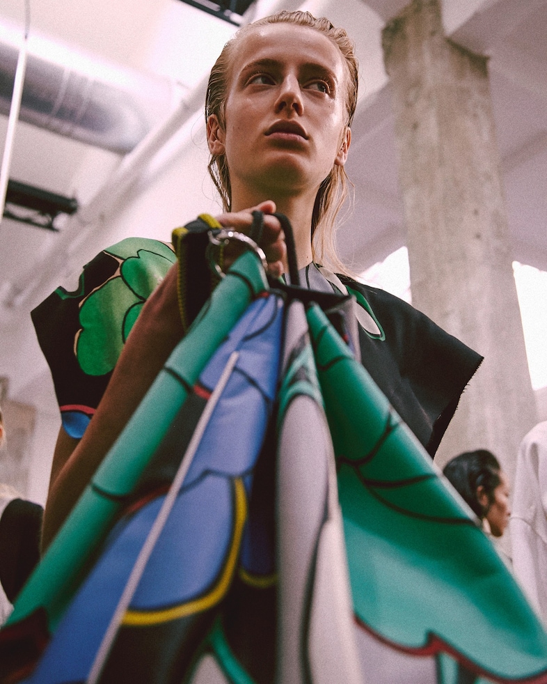 Backstage at Marni SS15 8