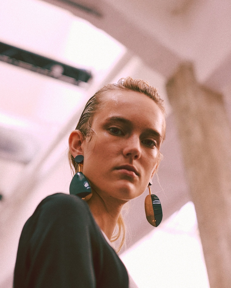 Backstage at Marni SS15 16