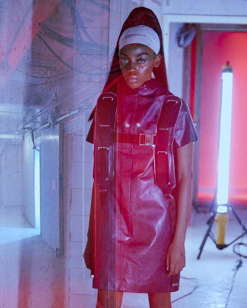 Hood by Air SS15, womenswear, Dazed backstage 11