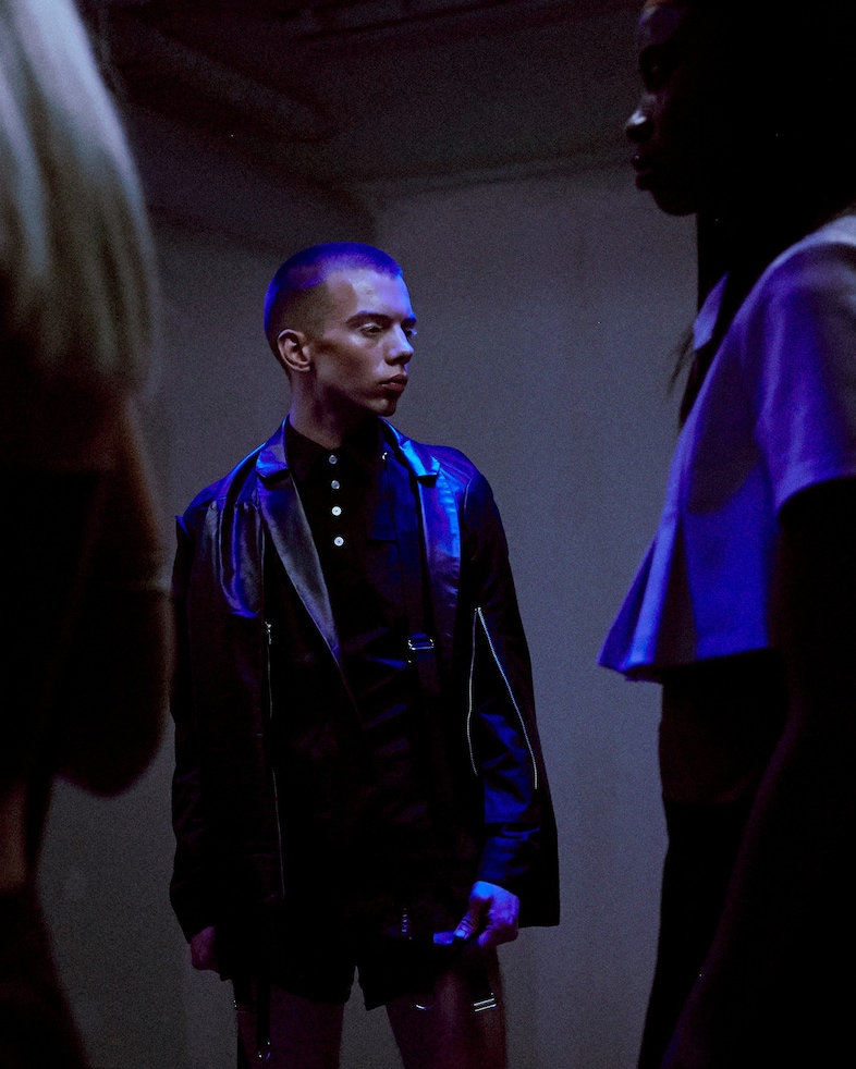 Hood by Air SS15, womenswear, Dazed backstage 24