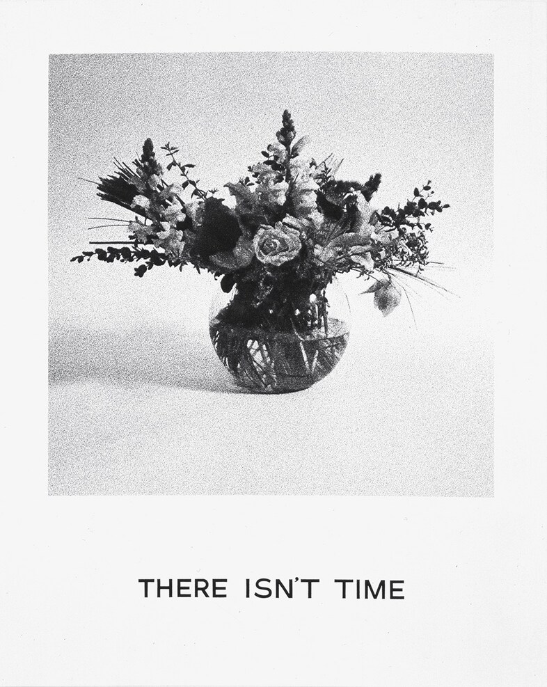 John Baldessari There Isn&#39;t Time, 1997 Dazed