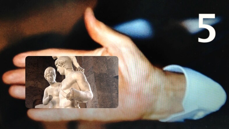 Johann Arens, Marte e Venere - A Handheld Monument