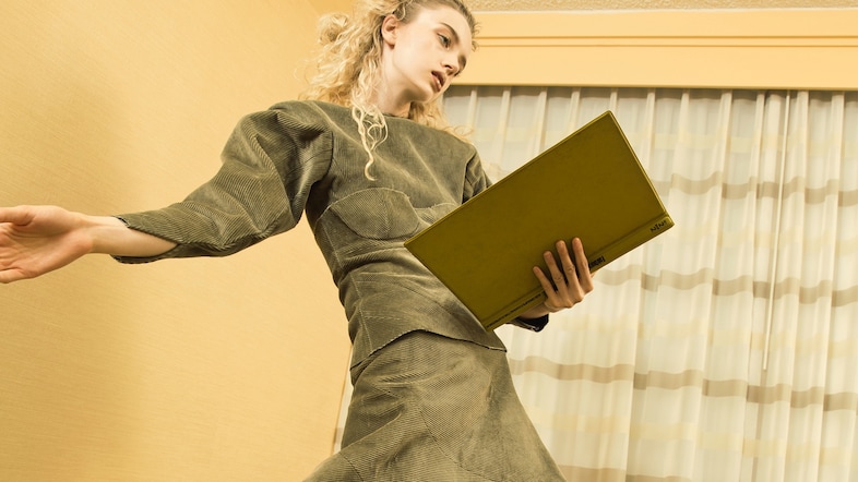 J.W. Anderson worn by model Esmeralda Seat-Reynolds