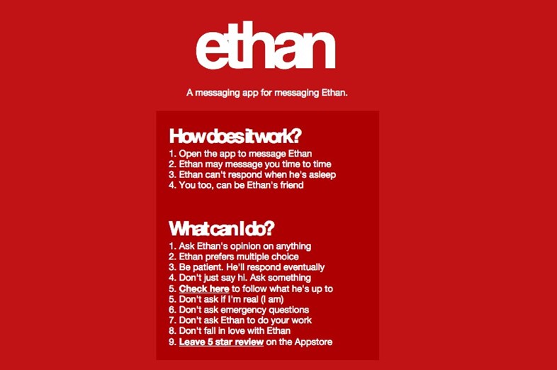 Ethan homepage