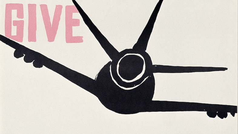 Tomi Ungerer, &quot;Give&quot; (Plakat gegen den Vietnamkrieg), 1967