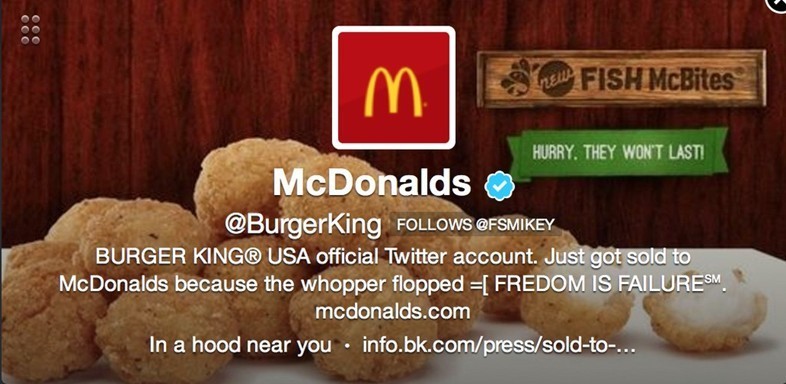 Burger King Twitter Hack