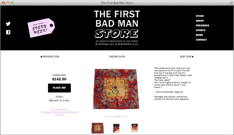 Miranda July The First Bad Man Store