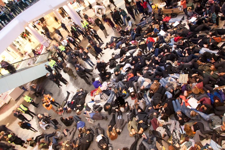#ICantBreathe Eric Garner protests Westfield London