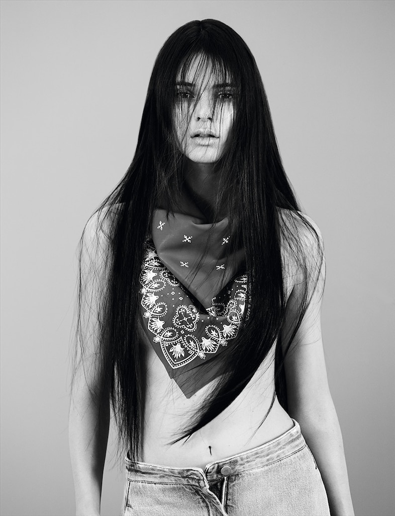 Kendall Jenner extended cover shoot unseen images Dazed 