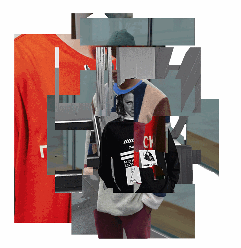Gosha Rubchinskiy A/W15 Menswear GIF 