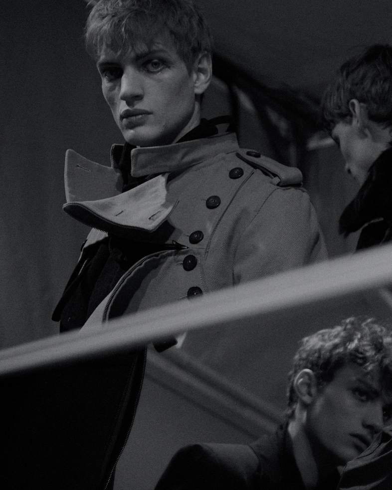 Ann Demeulemeester AW15 Black And White Buttons Military 9