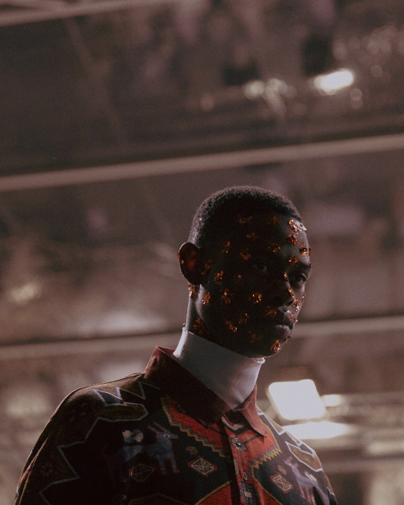 Givenchy AW15 Mens Dazed Backstage Aztec Print Shirt 3