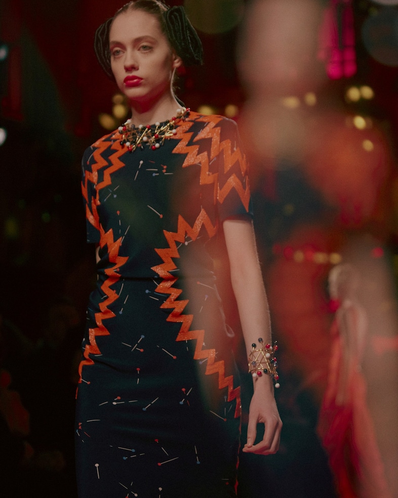 Schiaparelli Haute Couture AW15, pin dress, Dazed 3