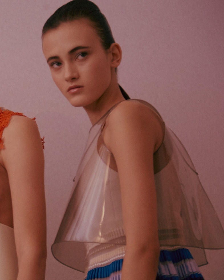 Christian Dior Haute Couture SS15 Plastic Rigid Top Pleat 24
