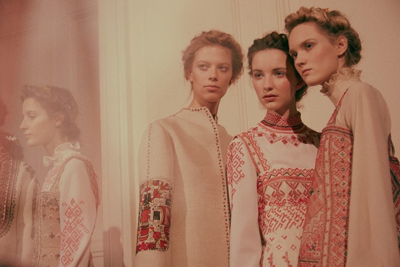 Backstage at Valentino Haute Couture SS15