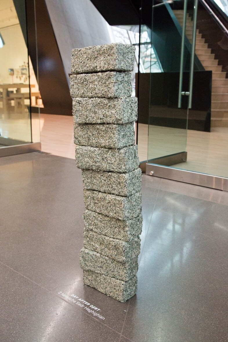 Artist Natascha Sadr Haghighian&#39;s, “Day after debt&quot;